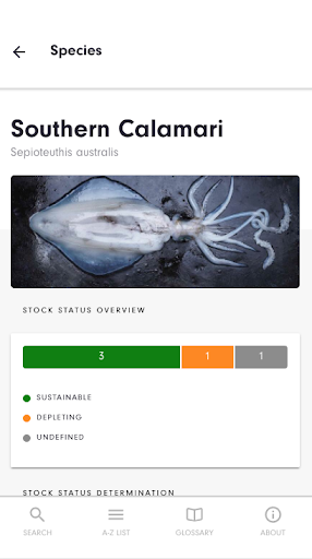 SAFS – Sustainable Fish Stocks Screen 2