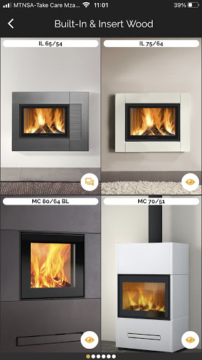 Calore Fireplaces Visualizer Screen 3