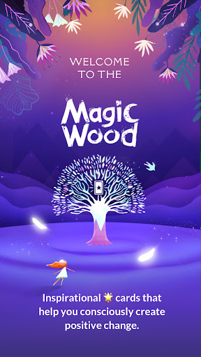 Android application Magic Wood: Daily Oracle Cards screenshort