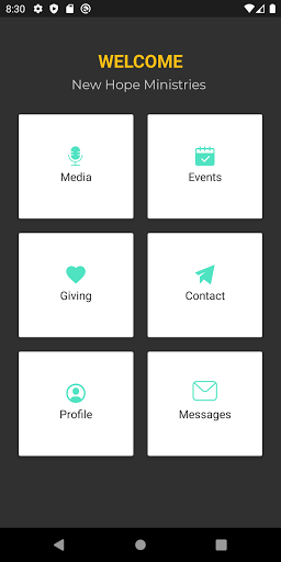 Android application New Hope Naples screenshort