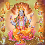 Cover Image of Baixar Vishnu Chalisa,Aarti,Wallpaper  APK