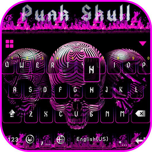 Punk Skull 💀 Keyboard Theme logo