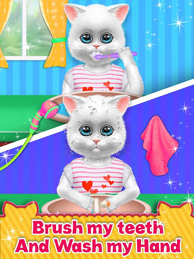 Cute Kitty Cat Pet Care Screen 3