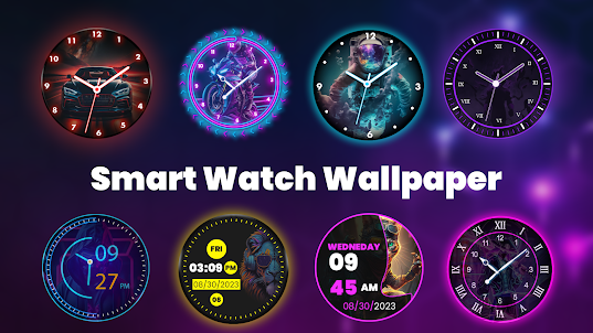 Smart Watch Wallpaper Clock