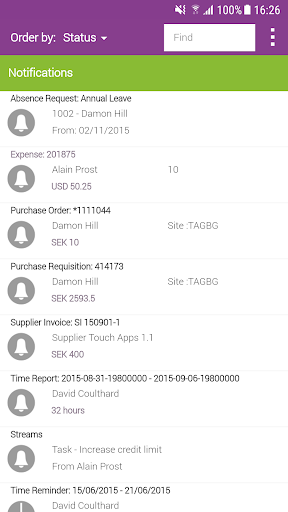 Android application IFS Notify Me 8 screenshort