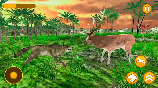 WILD WOLF FOREST HUNTING GAMES