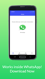 Audio to Text for WhatsApp Transcriber Translator Apk Download 4