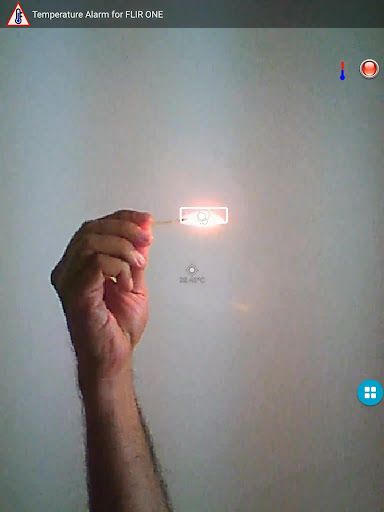 Android application Temperature Alarm for FLIR ONE screenshort