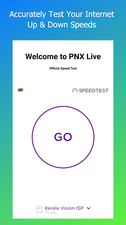 PNX Live Speed Test - 3 - (Android)