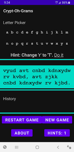 Game Jar Cryptograms Screen 3