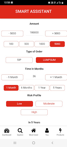 Aakanksha Financial Planning Screen 2