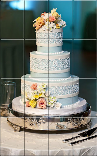 Android application Tile Puzzle Wedding Cake screenshort