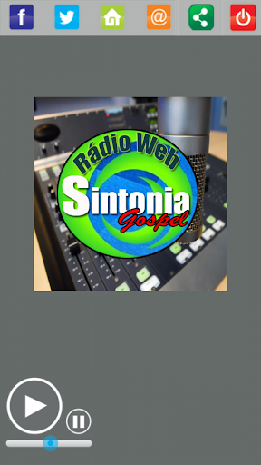 Rádio Web Sintonia Gospel Web Screenshot