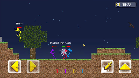 Stickman Hero Fight Battle War Varies with device screenshots 1