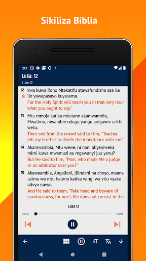 Swahili-Eng - Biblia Takatifu Screen 3