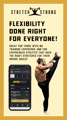 Android application Stretch Strong screenshort