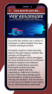 Learn Data Analytics