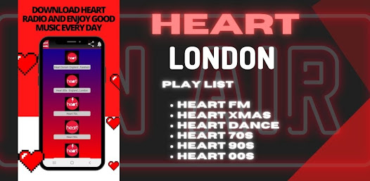 Captura de Pantalla 1 Radio Heart-London android