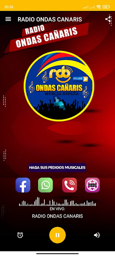 RADIO ONDAS CANARIS Screen 2