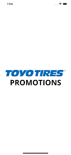 Android application Toyo Tires Promotions screenshort