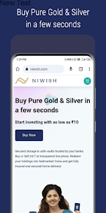 Niwish:24K 99.9% Gold & Silver