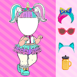 Cover Image of Download Dolls Dress Photo Editor for girls  APK