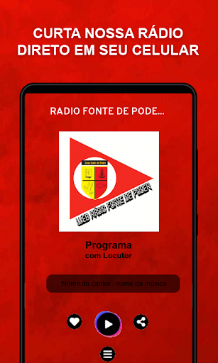 Android application Rádio fonte de poder screenshort