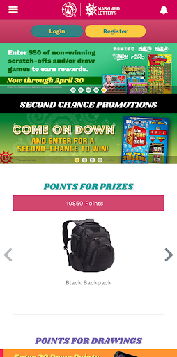 Android application MD Lottery-My Lottery Rewards screenshort