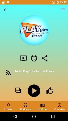 Android application Rádio Play Hits JF screenshort
