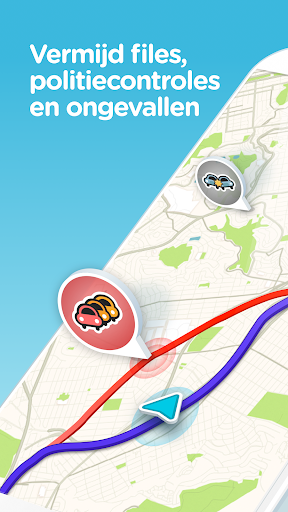 Waze-navigatie en live verkeer