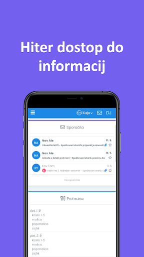 Android application Moj Lopolis za starše screenshort