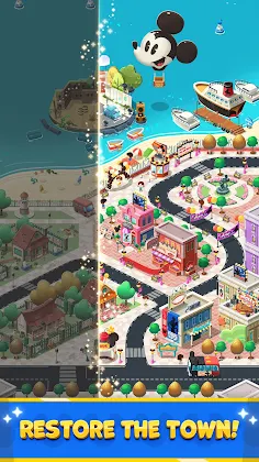 Disney Pop Town! Match 3 Games - Screenshot 4