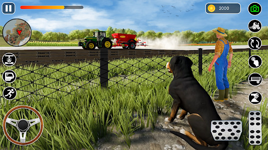 Фермерская игра 3D тракторные