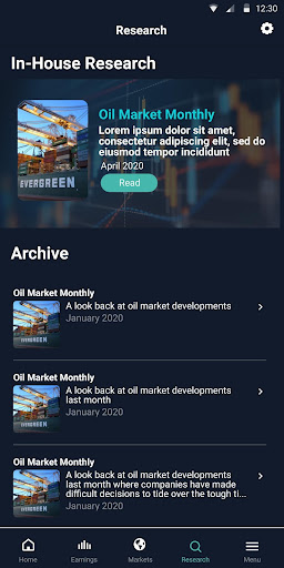 Android application Navig8 Pools screenshort