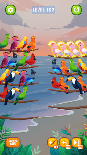 Bird Sort - Color Puzzle 1.0.4 screenshots 3