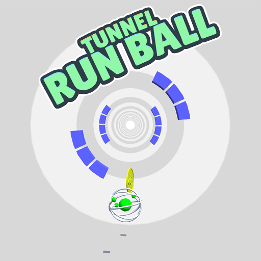 Tunnel Run Ball. Tunnel with o  Icon