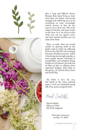 Screenshot of My Herbs Magazine