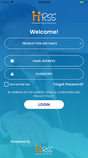 Android application hrss360 screenshort