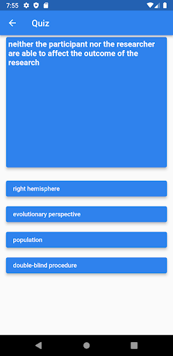 Psychology Terms Study Guide Screen 3