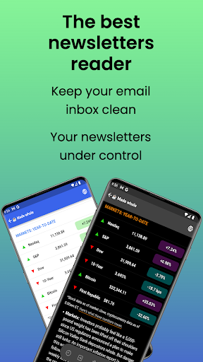 Android application Newsletters & Substack Reader screenshort