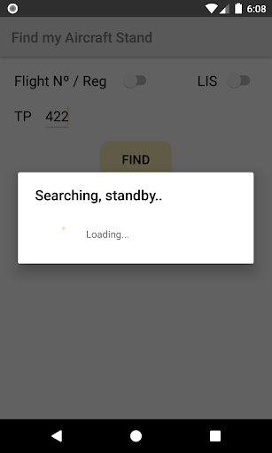 Find my Aircraft Stand Screen 2