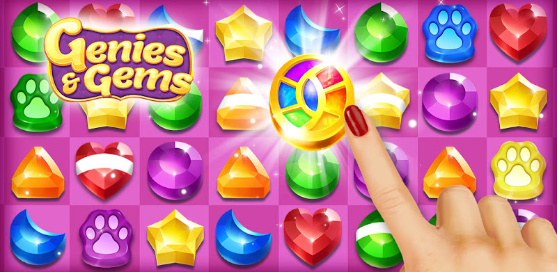 Genies & Gems - Jewel & Gem Matching Adventure