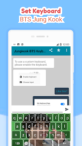 Captura de Pantalla 4 BTS Jungkook Teclado y VC android
