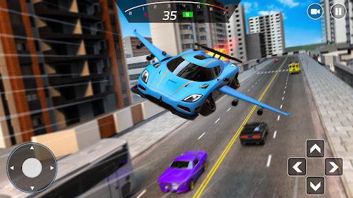 Android application Flying Car Driving Games Sim screenshort