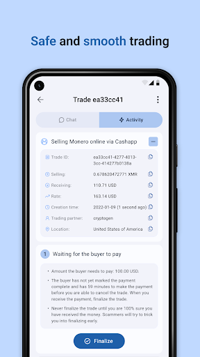 LocalMonero: buy XMR privately Screen 2