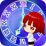 Cover Image of ダウンロード Clock of girl  APK