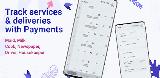 Daily milk,maid,worker tracker