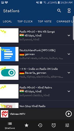 Radio Streaming - Live AM FM Screen 2