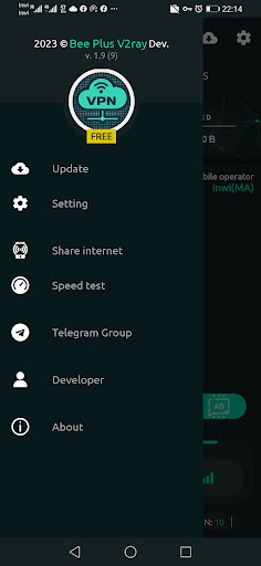 Bee Plus V2ray Screen 2
