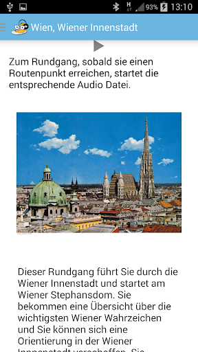 City Listening GPS Audio Guide Screen 2